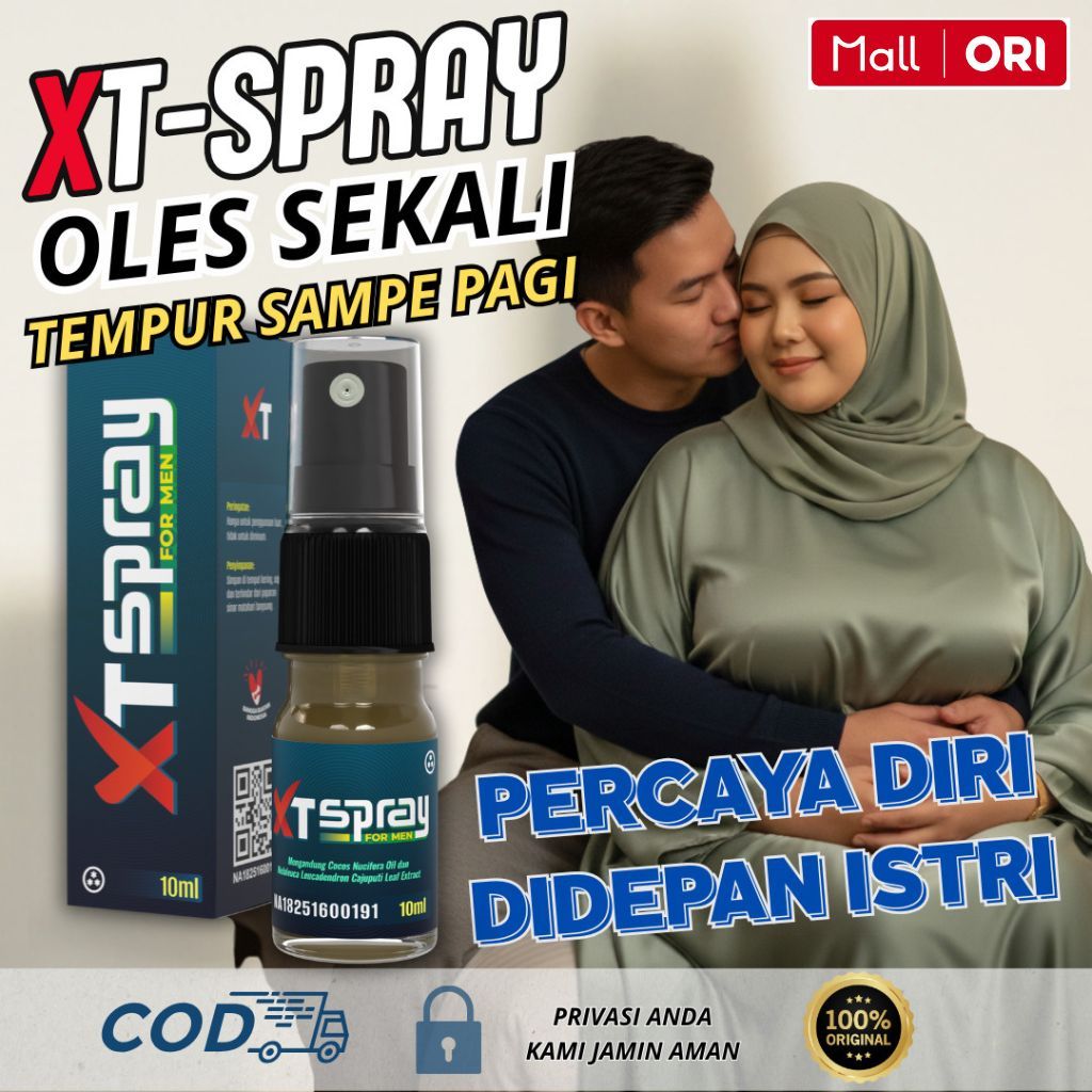 Xt Spray Herba Oil Minyak Tahan Lama 10ml aman sudah  BPOM