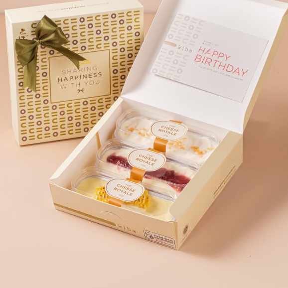 KIBO Royal Hampers (3 pc cheese royal)