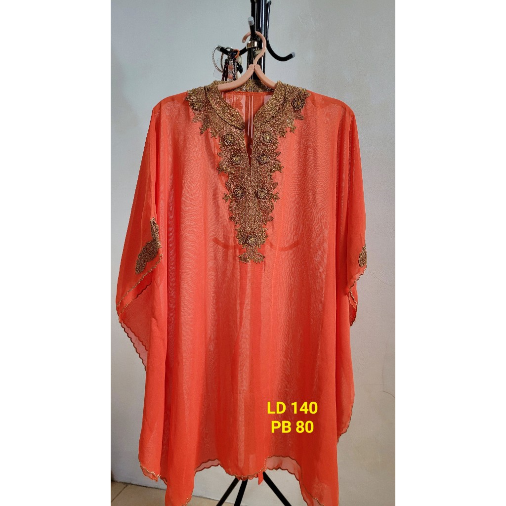DePreloved 29 - KAFTAN Wanita/ Baju Lebaran kaftar/ Atasan Wanita/ Kaftan Pendek