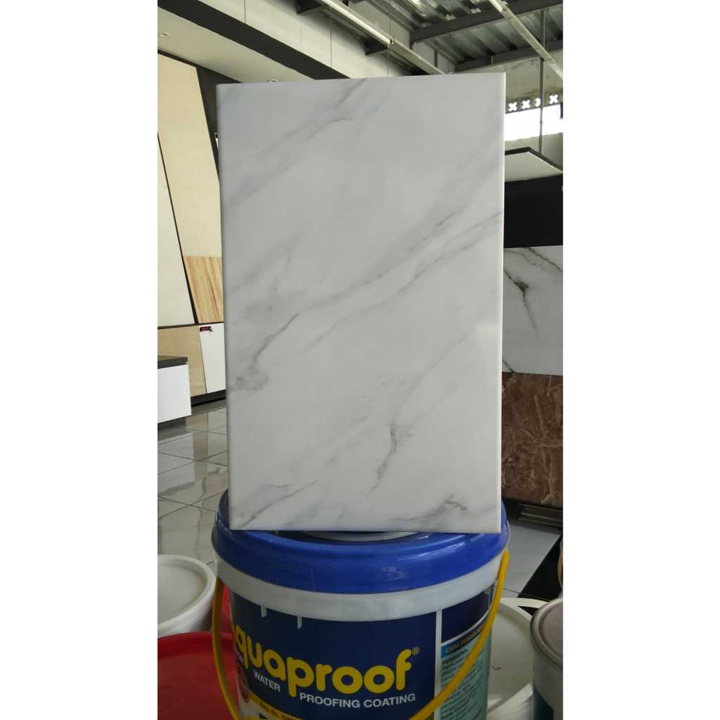 KERAMIK DINDING KAMAR MANDI / KRAMIK DINDING DAPUR ACCURA 25X40 ANATOLIA BIANCO TEKSTUR GLOSSY