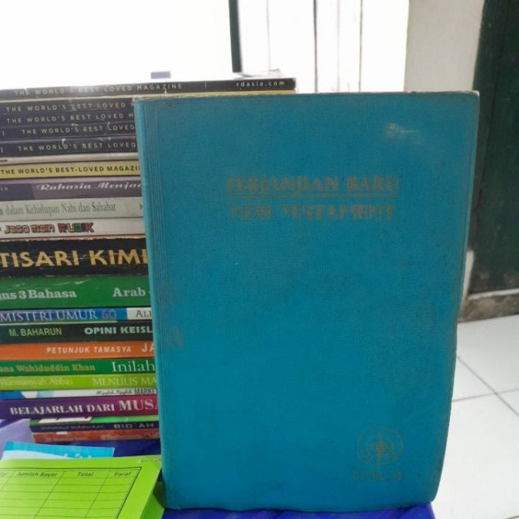 ALKITAB PERJANJIAN BARU INDONESIA-INGGRIS BUKU SECOND ADA CORETAN