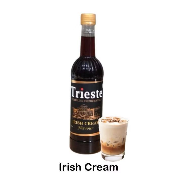 Trieste Irish Cream Syrup 650mL - Sirup Flavour Irish Cream untuk kopi - Baileys Coffee Latte