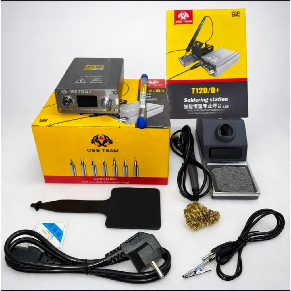 SOLDER STATION OSS TEAM T12D+  ( MATA SOLDER T12 ORIGINAL )