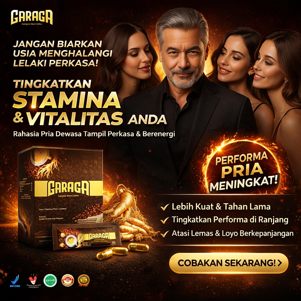 Kopi Garaga Sachet Stamina Pria | Kopi Vitalitas Pria Tahan Lama | 1 Sachet BPOM | Kopi Herbal Energ