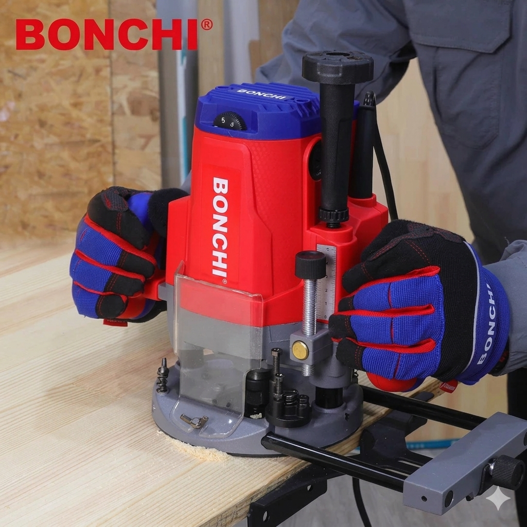 Mesin Router Profil Kayu Besar Low Watt maktec Wood Trimmer Mesin Profil Kayu Ukir Trimmer Router Ta