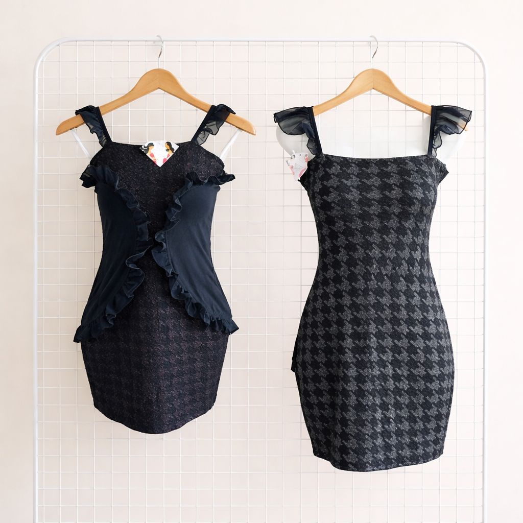 NEW //DRESS//MINI DRESS PESTA//(RANDOM)