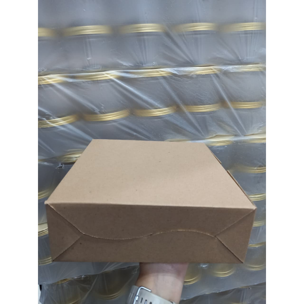 Kardus nasi eflute/ kardus nasi coklat  ukuran 20 dan 22