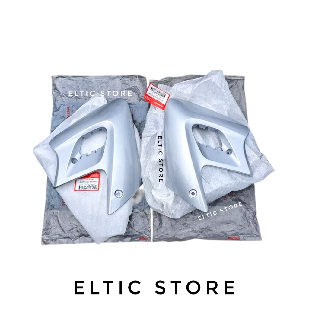 Kupingan Tangki Set Silver Honda Tiger Revo Awal Original AHM