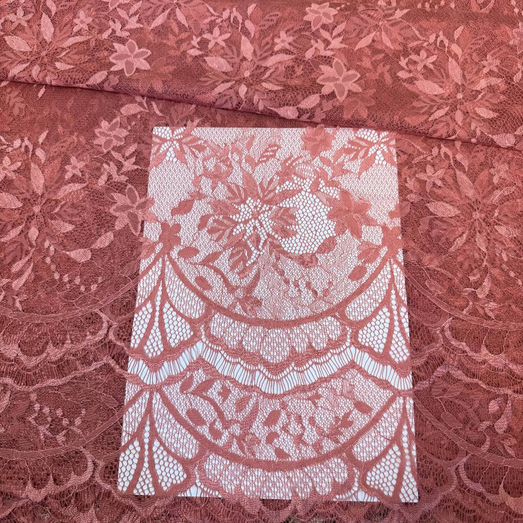 Kain Brokat Santili Chantilly Kain Lembaran Halus Bahan Kebaya Bali Kebaya Pengantin wisuda modern m