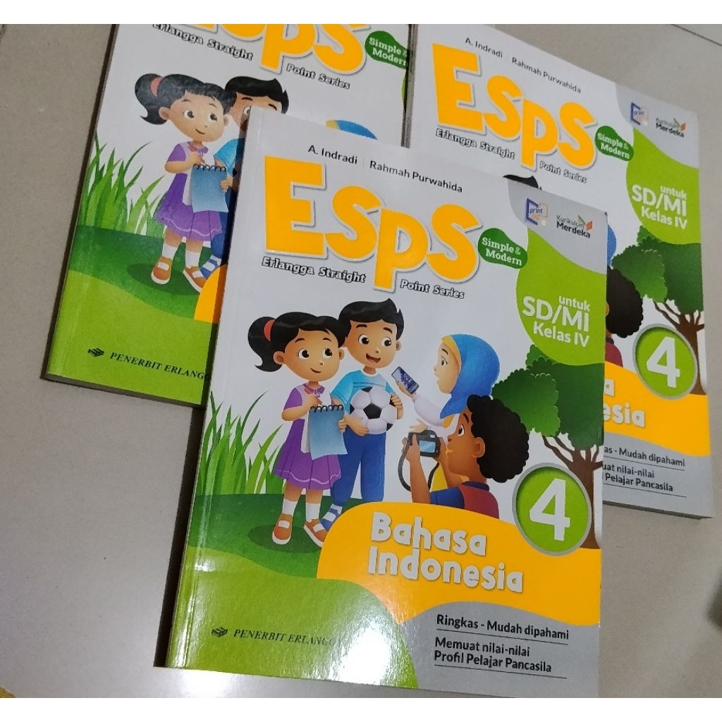 esps sd bahasa Indonesia kelas 4 bekas