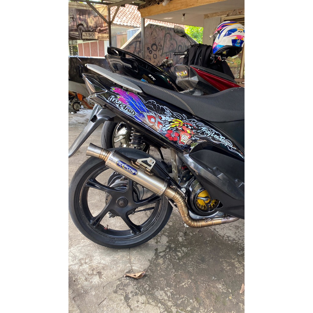 Knalpot exflow mio 200cc