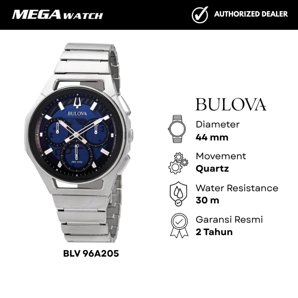 Jam Tangan BULOVA Pria Original BLV 96A205
