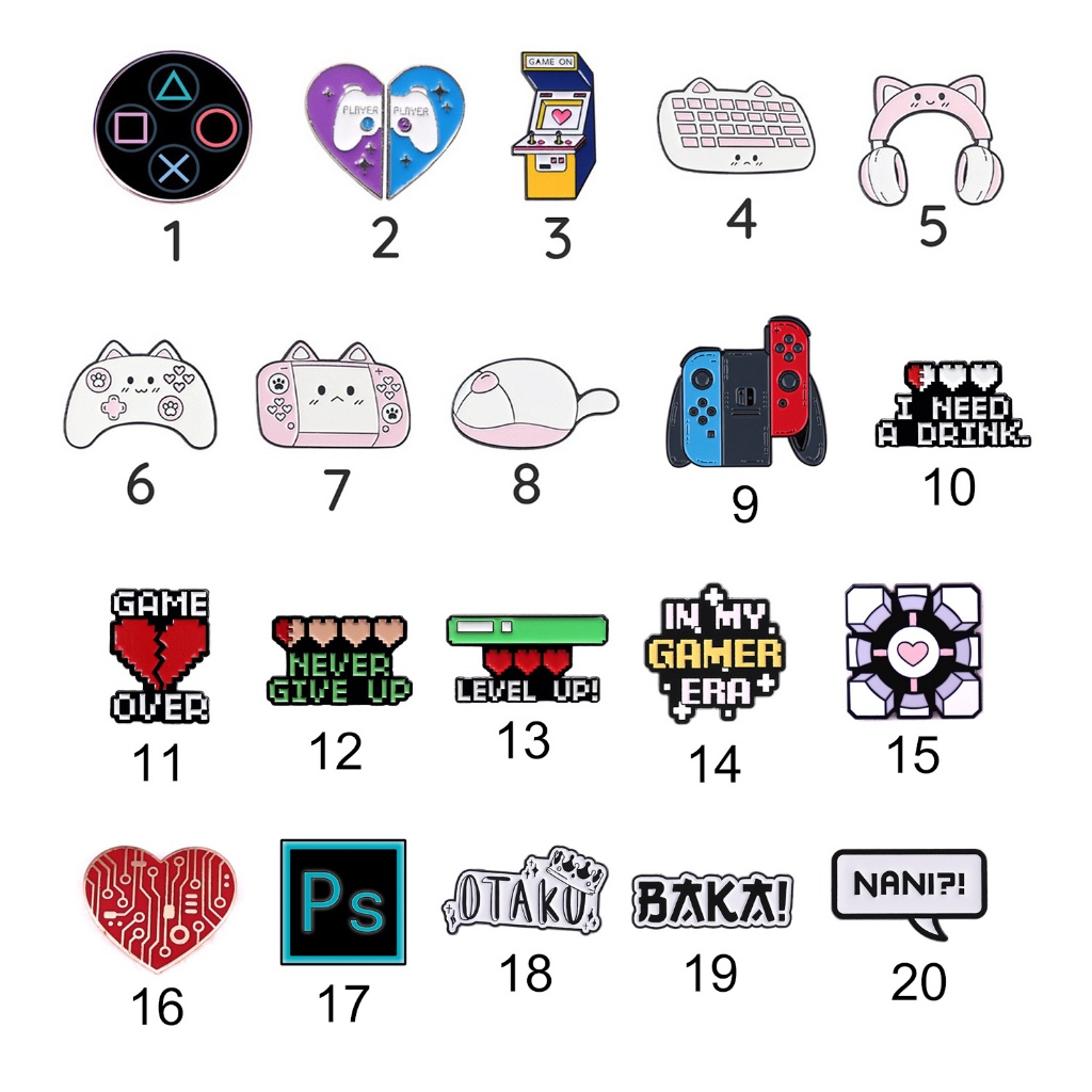 pin besi game controller console portal technology gamer otaku photoshop