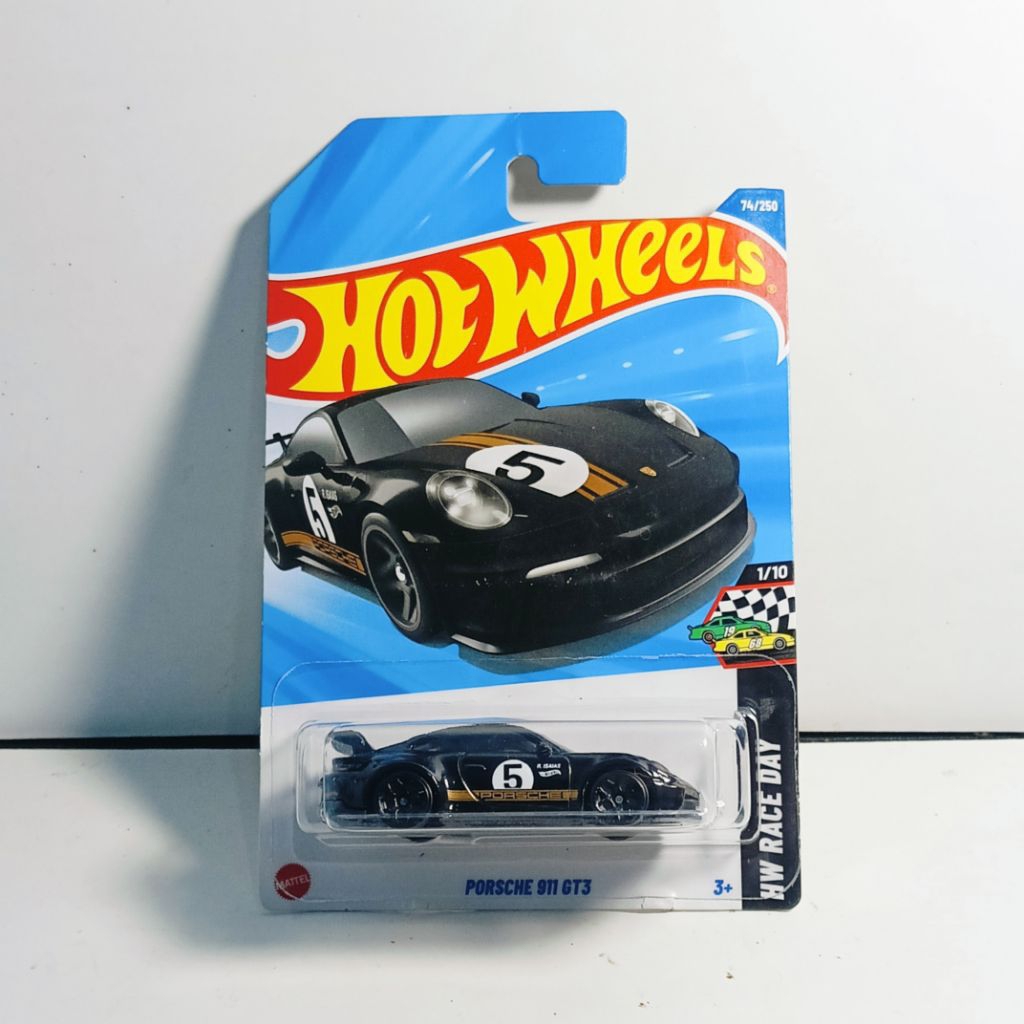 Hot Wheels Reguler Porsche 911 GT3 Black