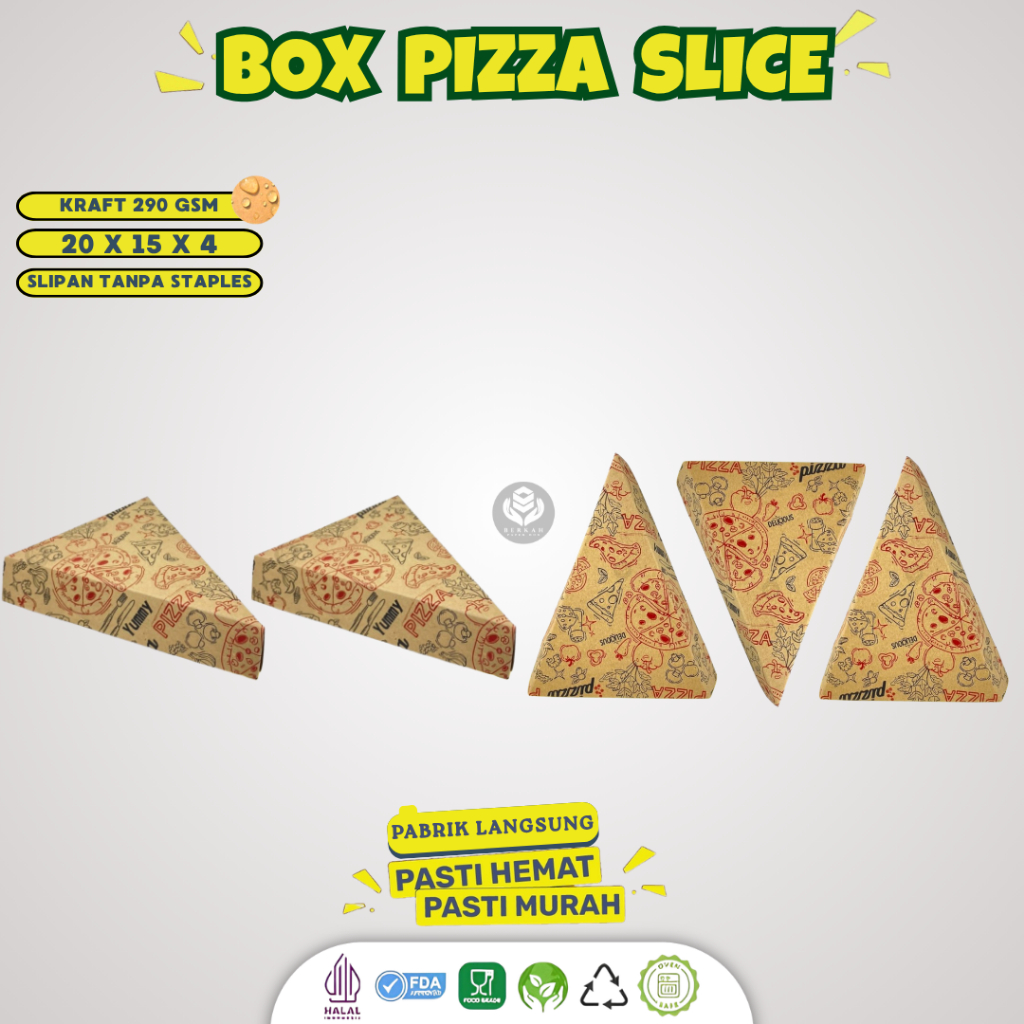 Box Pizza Slice Dus Pizza Dus Cake Dcrepes (PS1K2Z1)