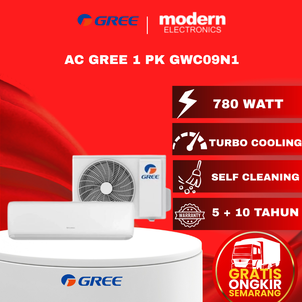 AC GREE 1 PK STANDART GWC09N1 UNIT ONLY
