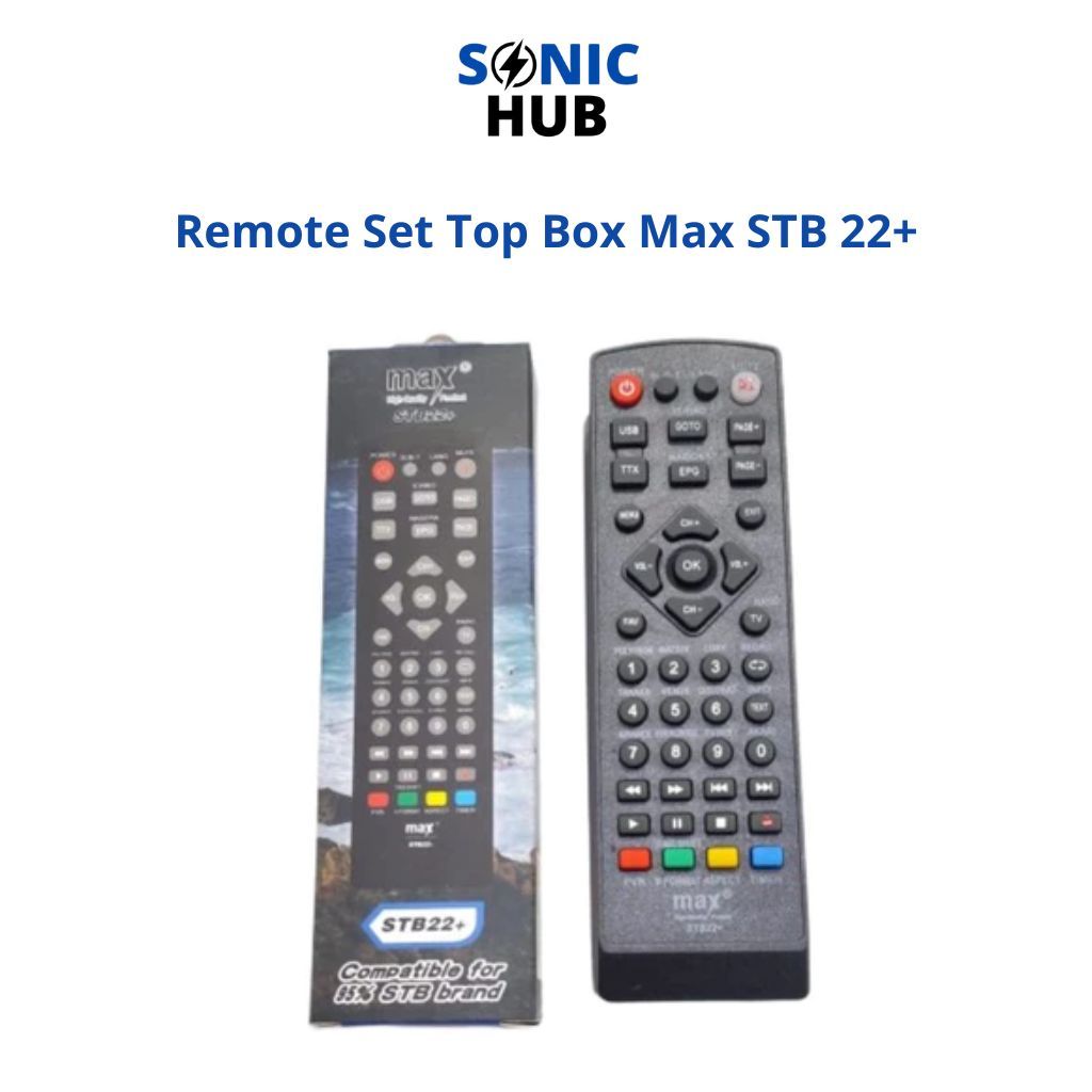 Remot STB Remote Set Top Box Remote DVB T2 Universal MAX STB22+