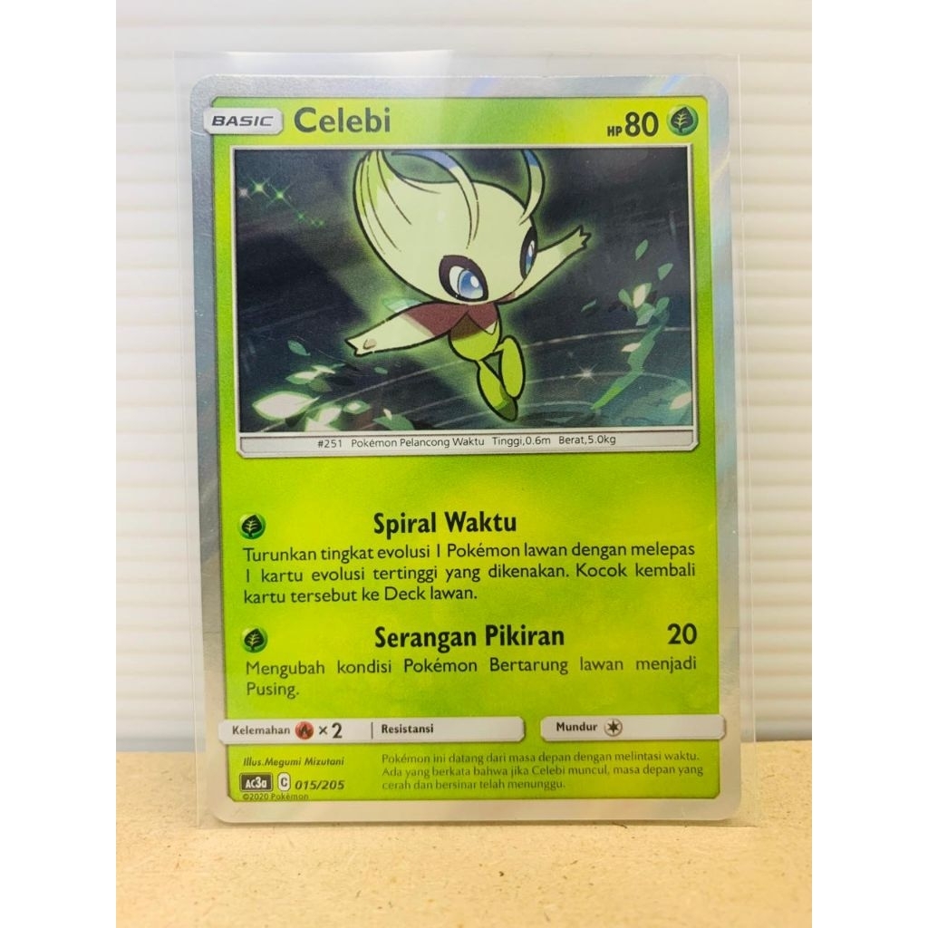 Celebi Ac3a 015 Holo Pokemon Indonesia TCG