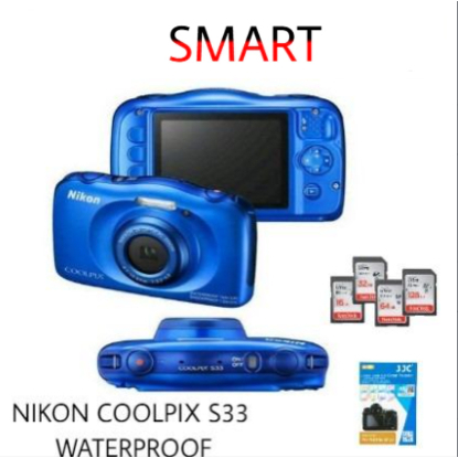 NIKON COOLPIX S33 WATERPROOF DIGITAL CAMERA