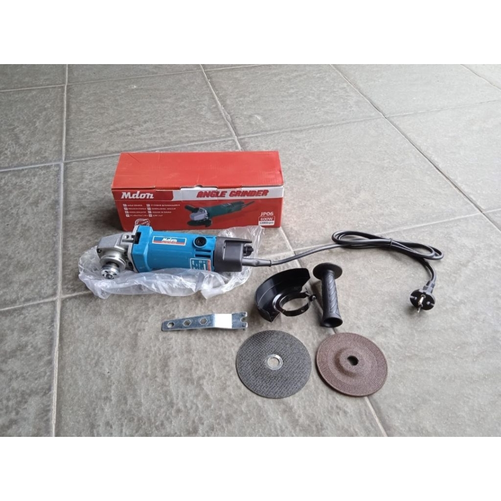 Mesin Gerinda Tangan Gerinda Potong Angle Grinder 4 inch Mdon
