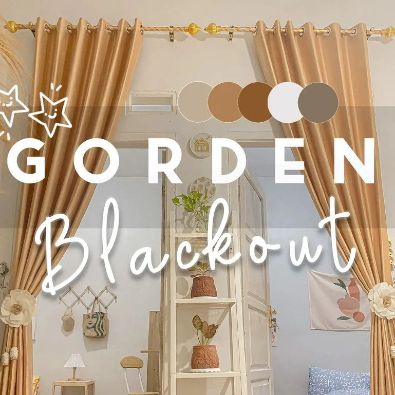 Gorden Blackout Motif Minimalis – motif mewah elegan