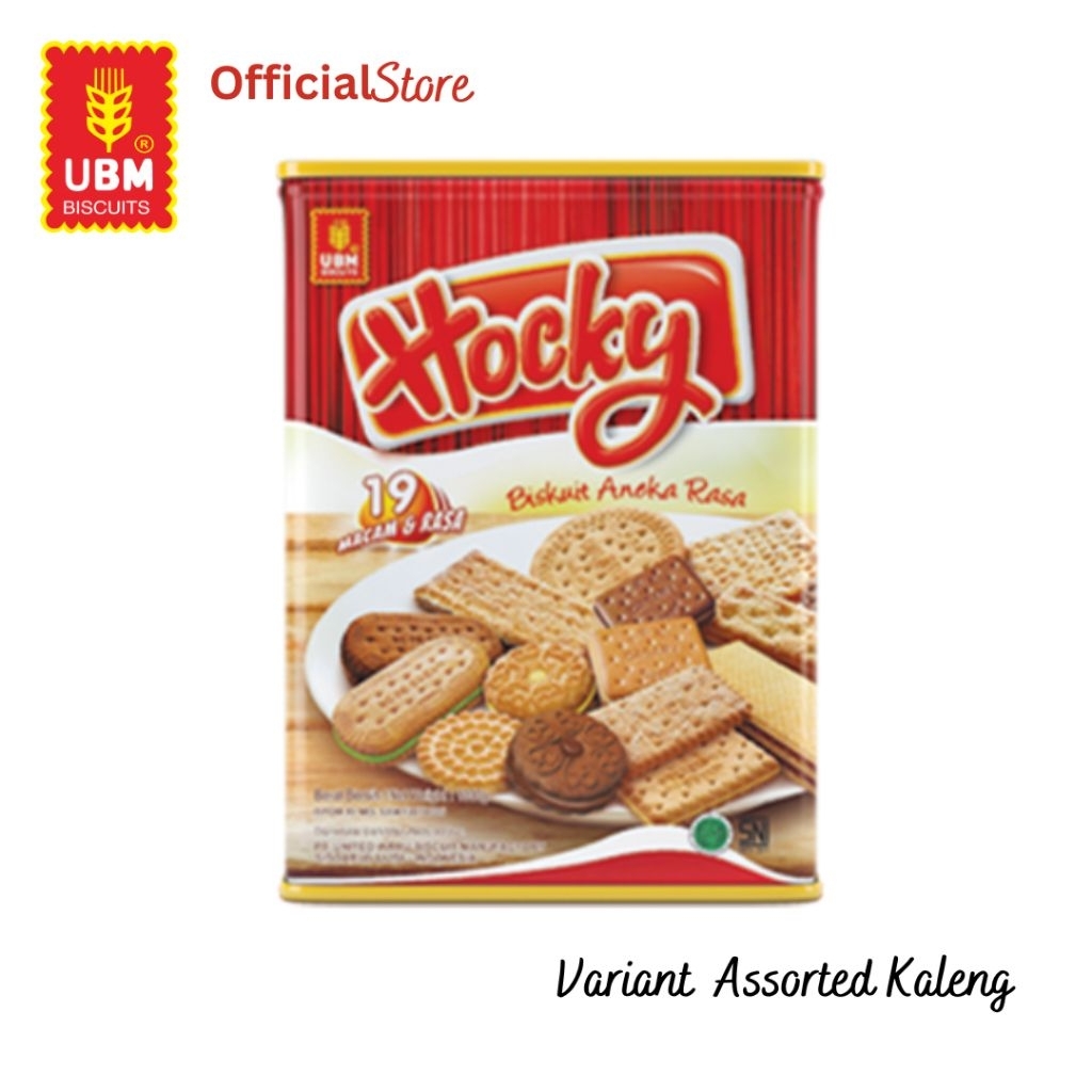 UBM Hocky Assorted biskuit kaleng 700 gr