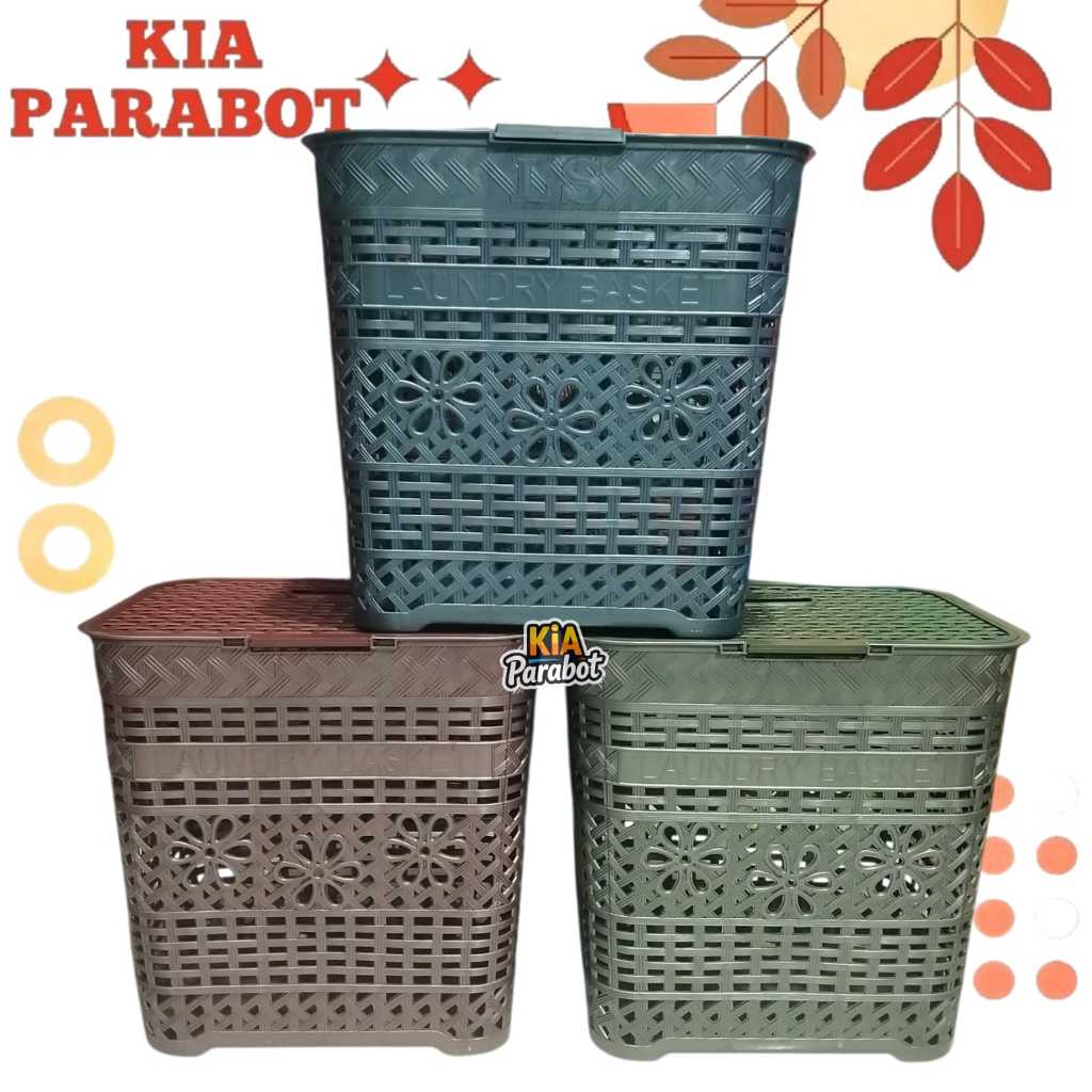 KERANJANG LAUNDRY+TUTUP/KERANJANG SERBAGUNA