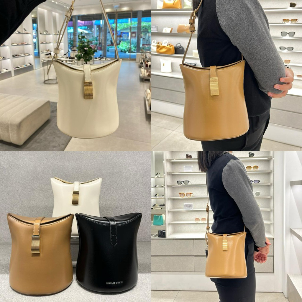 (JASTIP) Charles & Keith Wisteria Bucket Bag
