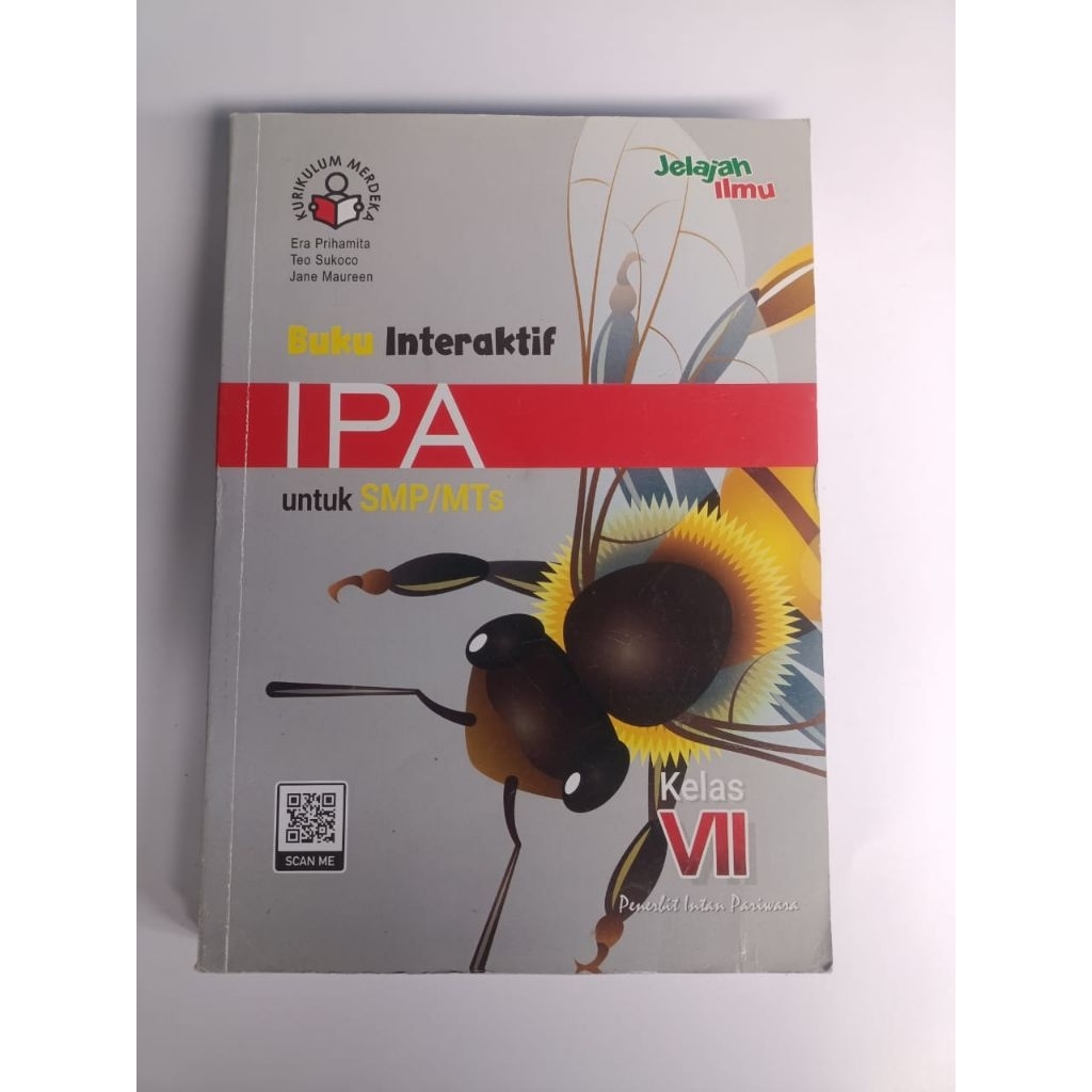 buku interaktif IPA kelas 7 SMP penerbit intan pariwara kurikulum merdeka