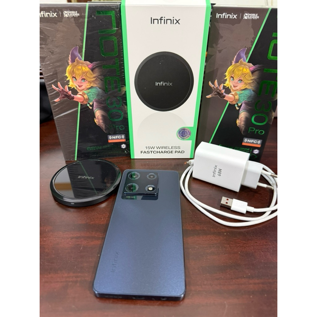 Infinix Note 30 Pro 8/256 GB second fullset bekas pemakaian pribadi