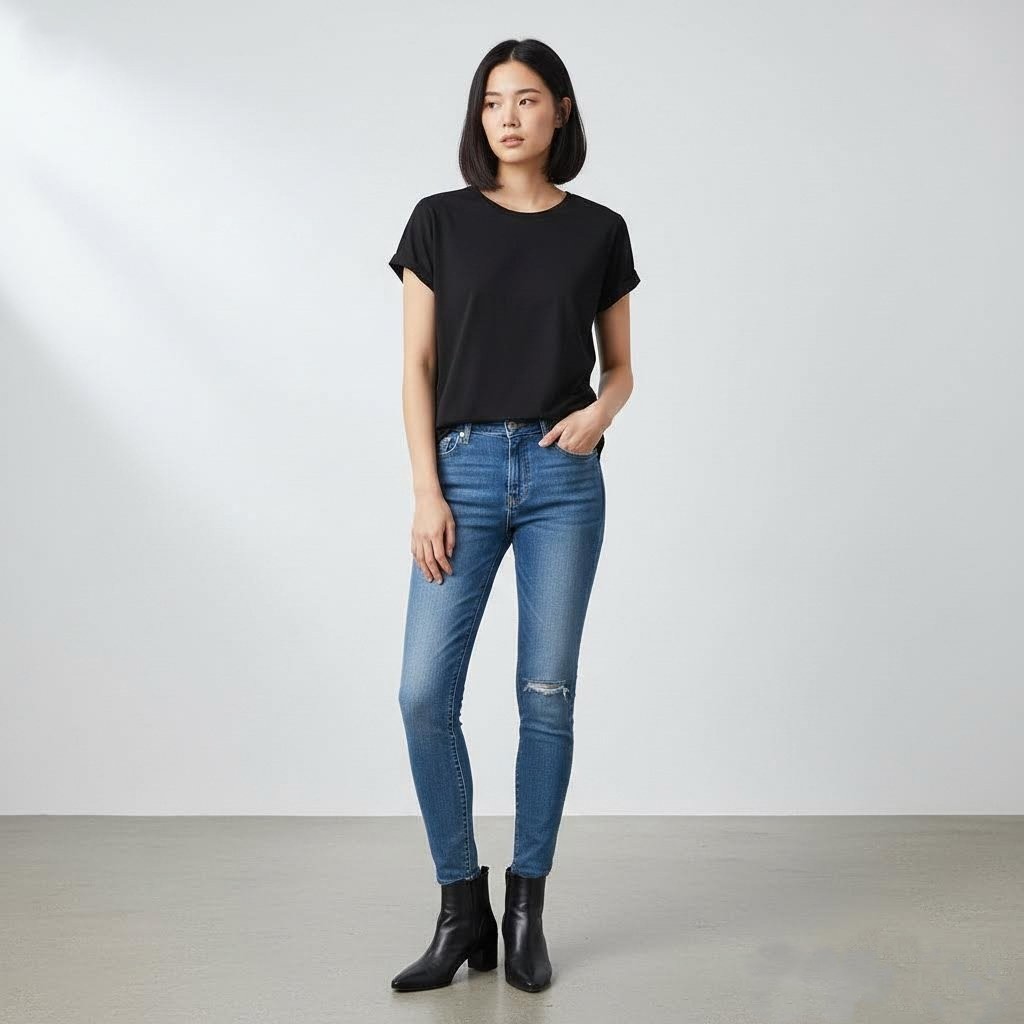 [HM-133][Grade B] H*M Shortsleeve T-Shirt Women | Kaos Lengan Pendek Wanita