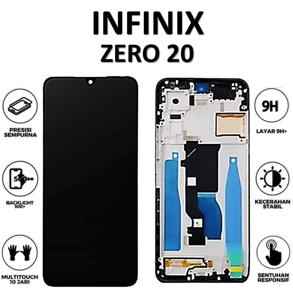 FRAME LCD INFINIX ZERO 20 X6821 TULANGAN LCD / DUDUKAN LCD ORIGINAL
