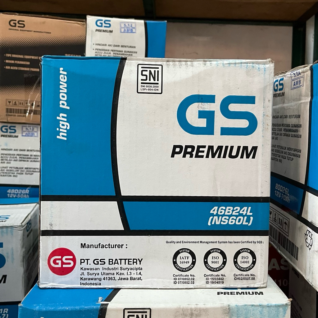 Aki GS Astra NS60L |  Aki Basah Mobil Nissan March, Livina & Ertiga (Upgrade)