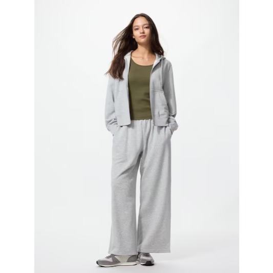 NEW Women Celana Sweat Lebar Wide Pants Loungewear Piyama Santai Wanita Cewek Panjang Pants Bawahan 