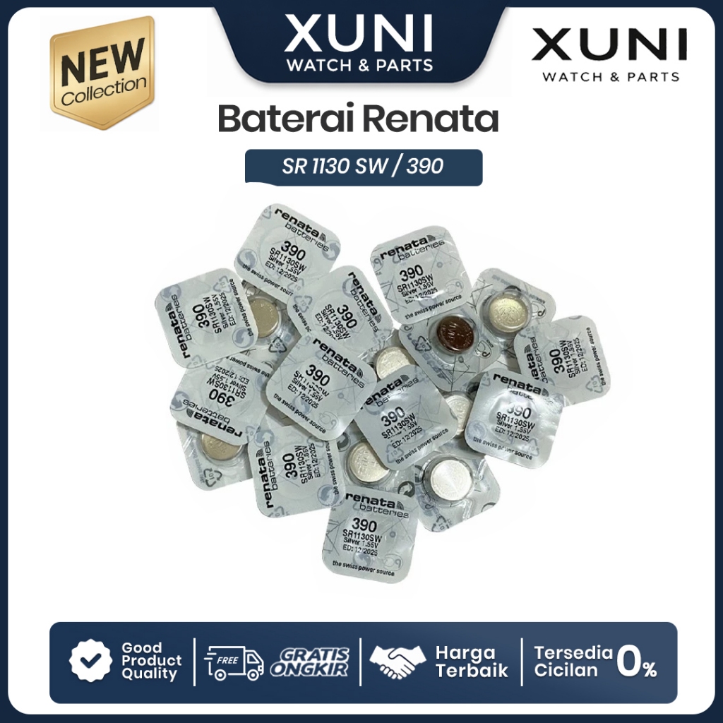 Baterai RENATA 390 Renata SR1130SW Renata 1130 SR1130 Renata 390 / SR 1130 SW Original