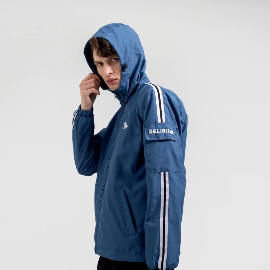 JAKET DELIRIUM RUNNER SPORT HOODIE CHICAGO NES BORDIR HIGH QUALITY CASUAL HYPE FASHION PRIA
