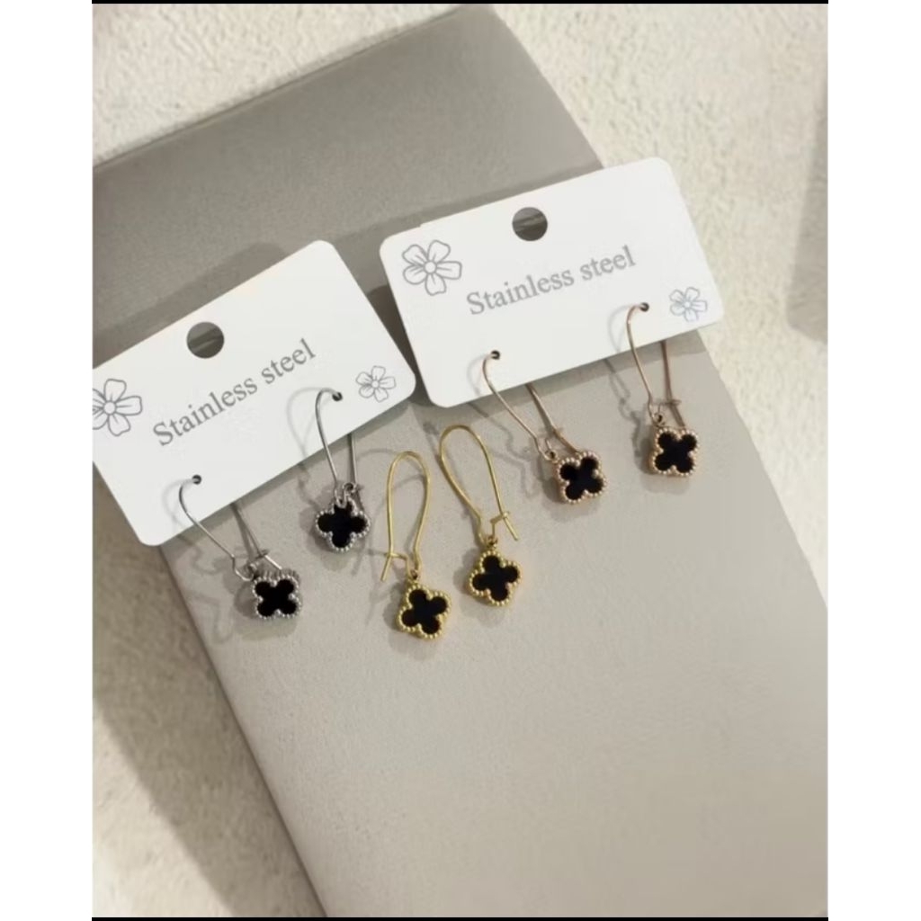 Anting Titanium Model Kait Anti Karat Bisa COD