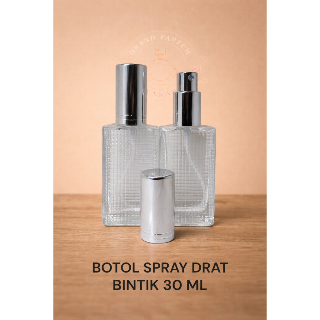 BINTIK SEBELAH 30 ML BOTOL PARFUM SPRAY TUTUP DRAT TERMURAH { Best Quality }