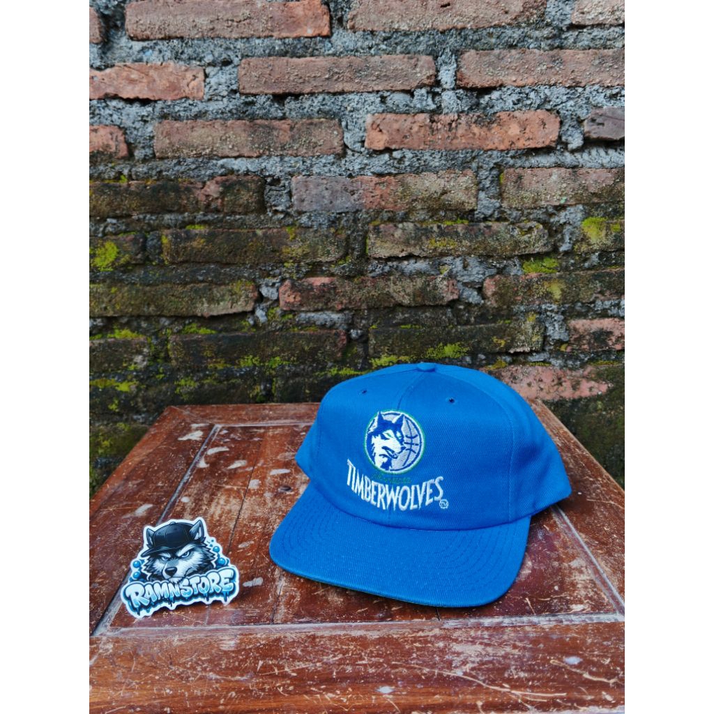 topi vintage nba minnesota timberwolves