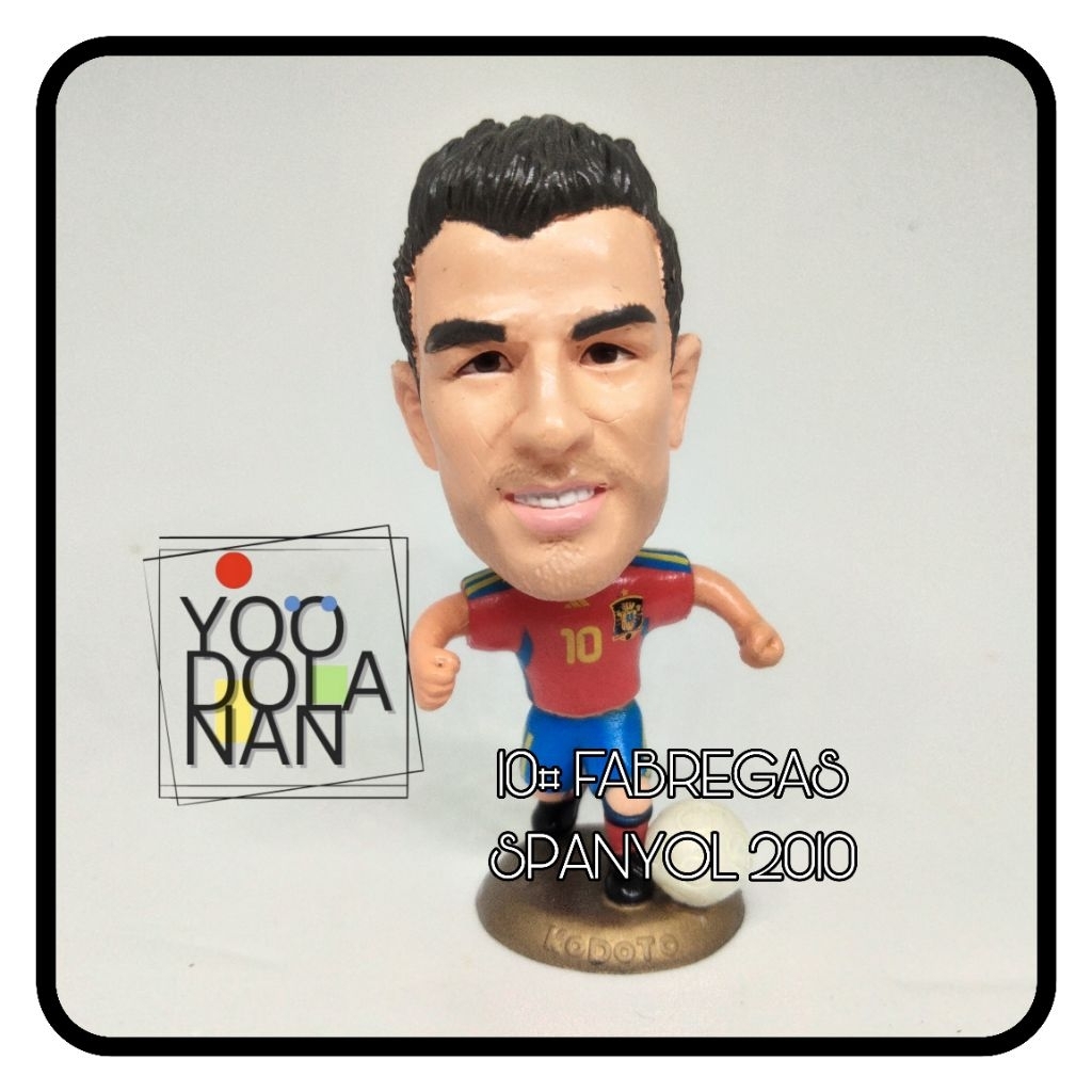 10# FABREGAS - SPANYOL 2010 KODOTO SOCCERWE FIGURE PEMAIN BOLA