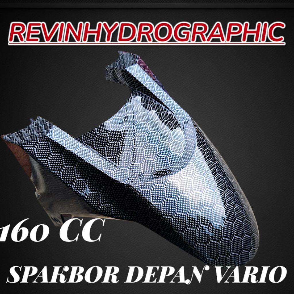 SPAKBOR DEPAN VARIO 160 CARBON WTP HEXAGON