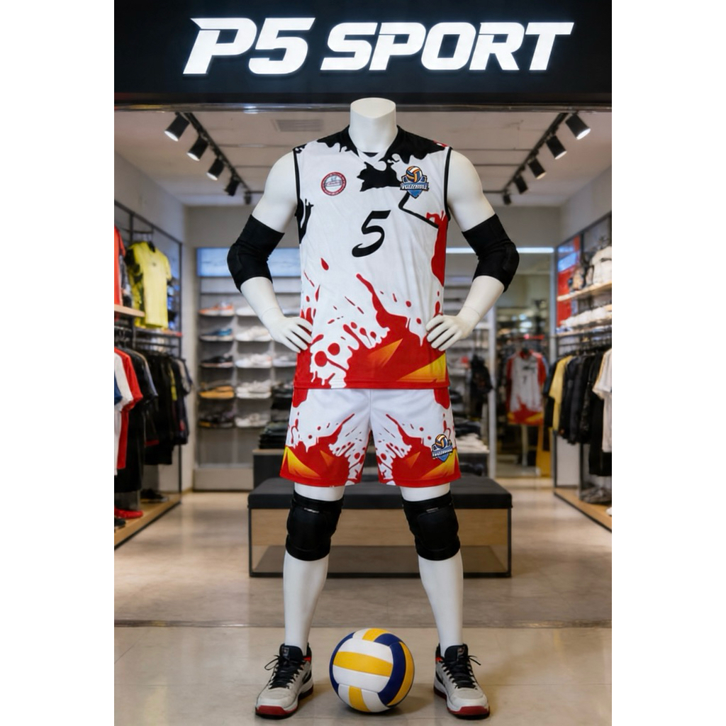 BAJU VOLI BERCAK SINGLET