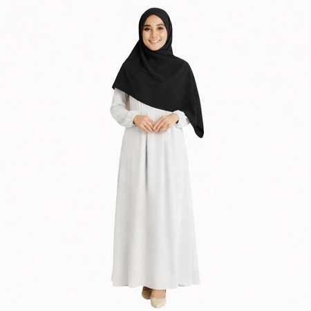 NABAGI SHOP - Hijab Segi Empat Scarf Daily Cerutti Babydoll - Hitam