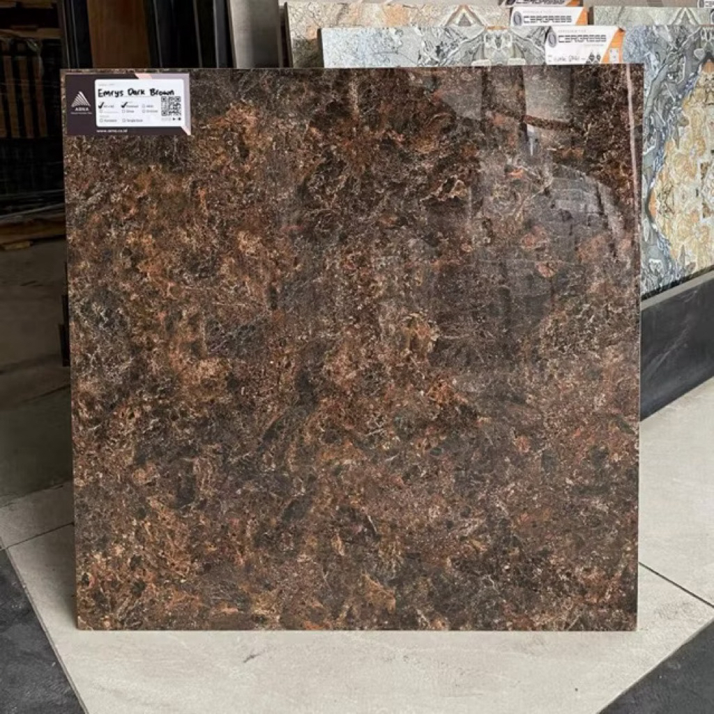Granit 60x60 Arna Emrys Dark Brown | Glazed Polished