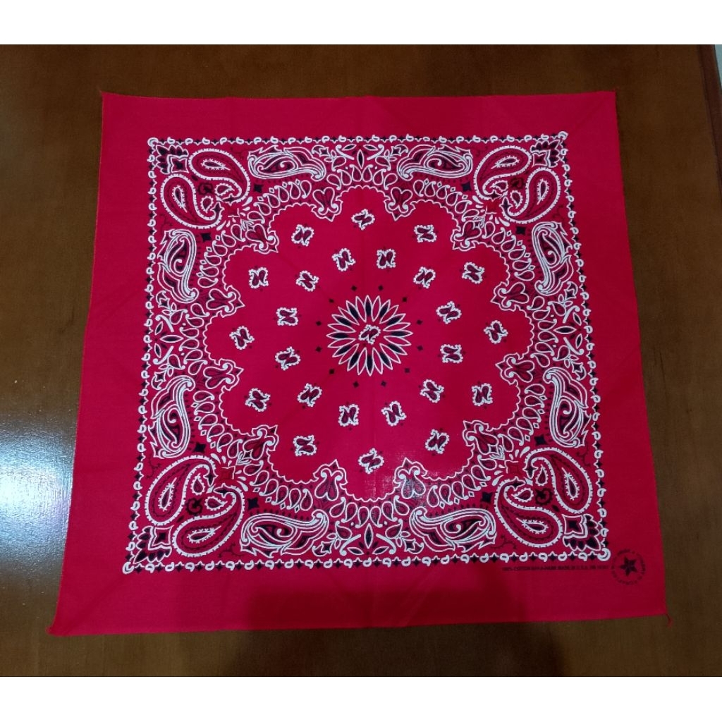 Bandana legend vintage Hav-A-Hank ukuran 55x55cm made in USA
