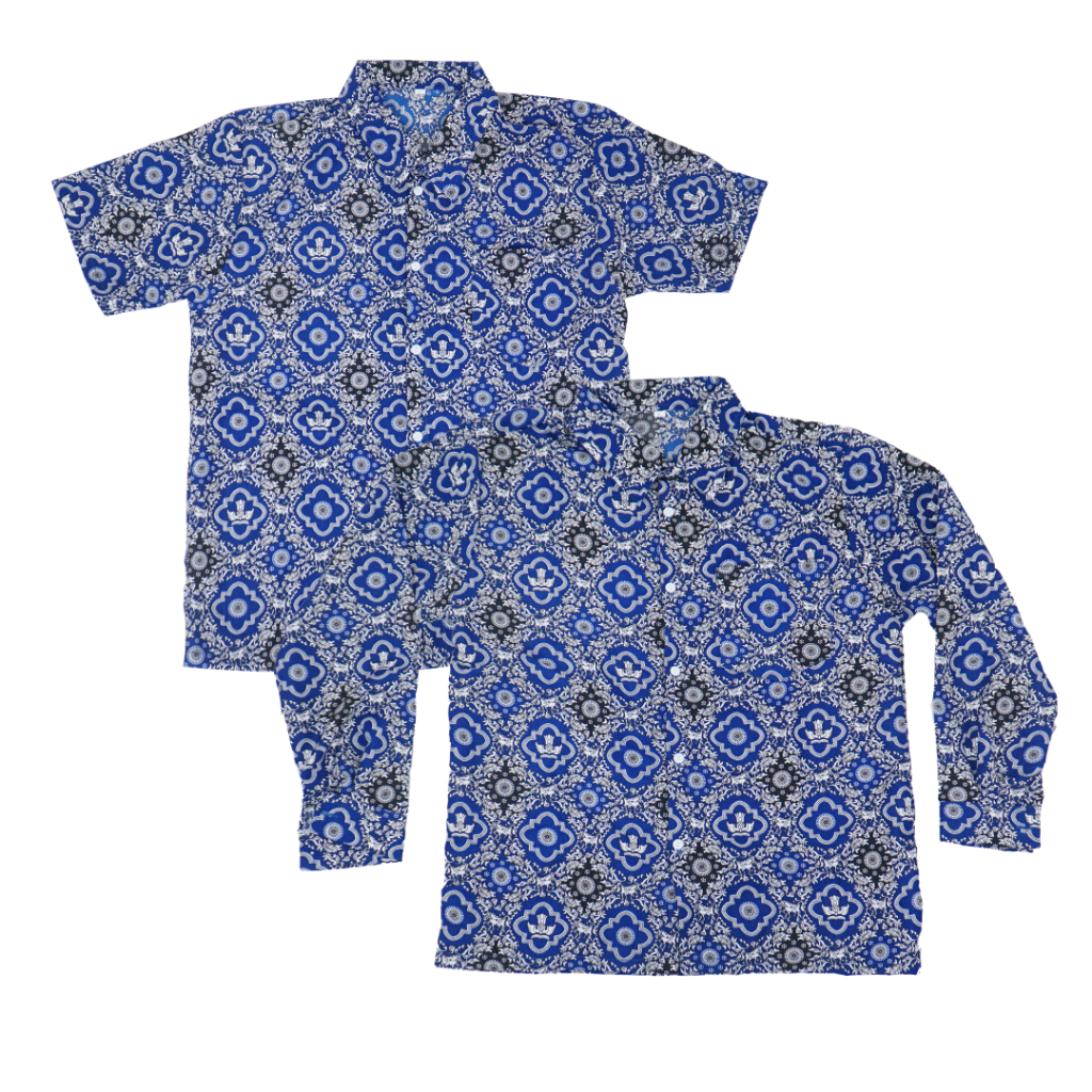 SERAGAM BATIK SEKOLAH SMP MOTIF TUNAS HARAPAN LENGAN PANJANG