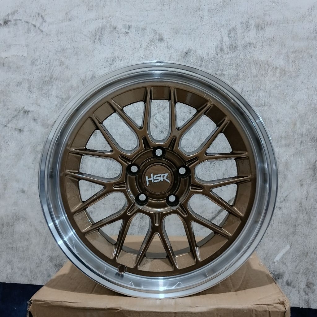 Velg mobil innova ring 17 baut 5 Model BBS merk HSR TYPE DULUPI lebar 8.5 pelek mobil r17 terios rus