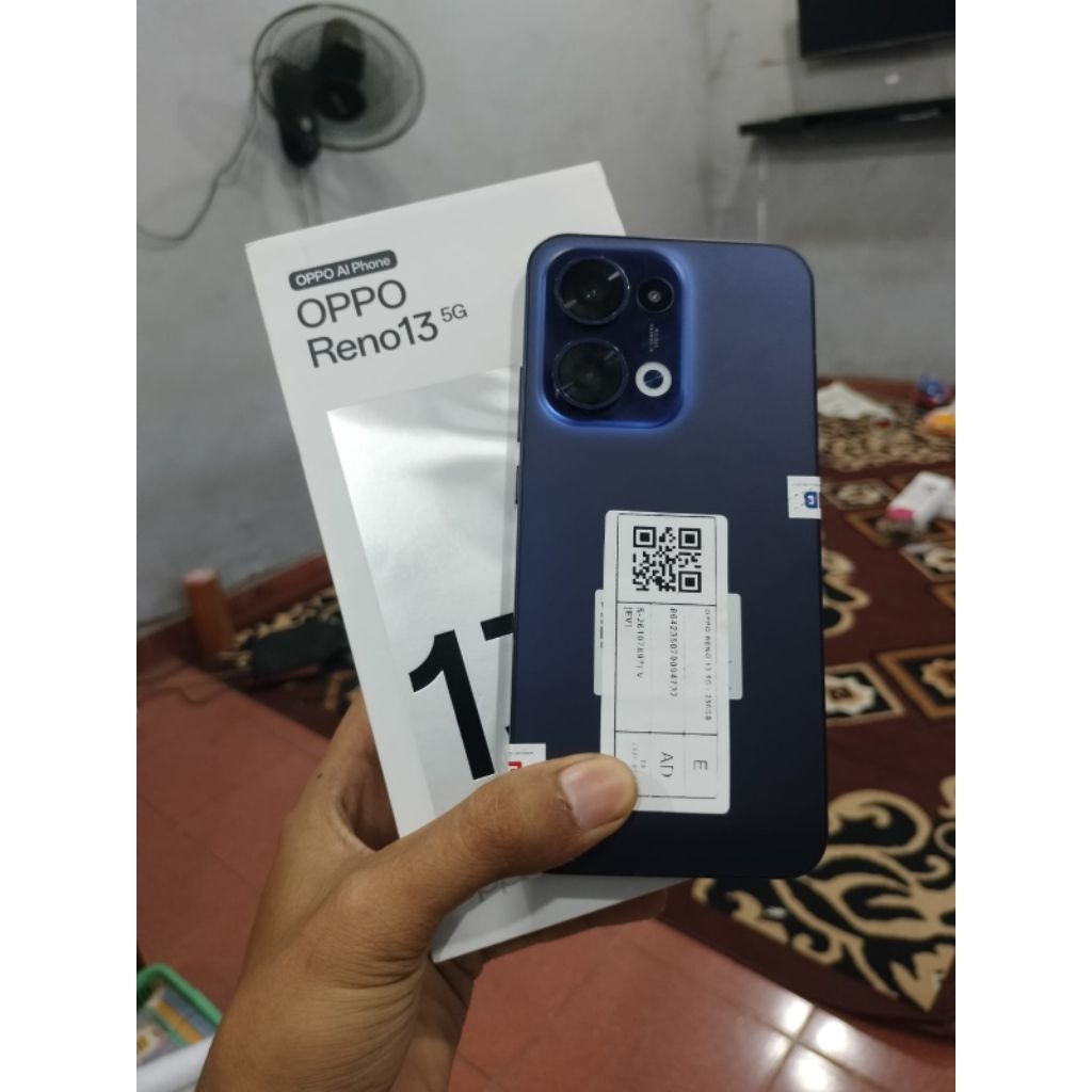 oppo reno 13 5G  Ram 12GB Internal 256GB HP Second Seken Bekas Fullset [murah] hp murah