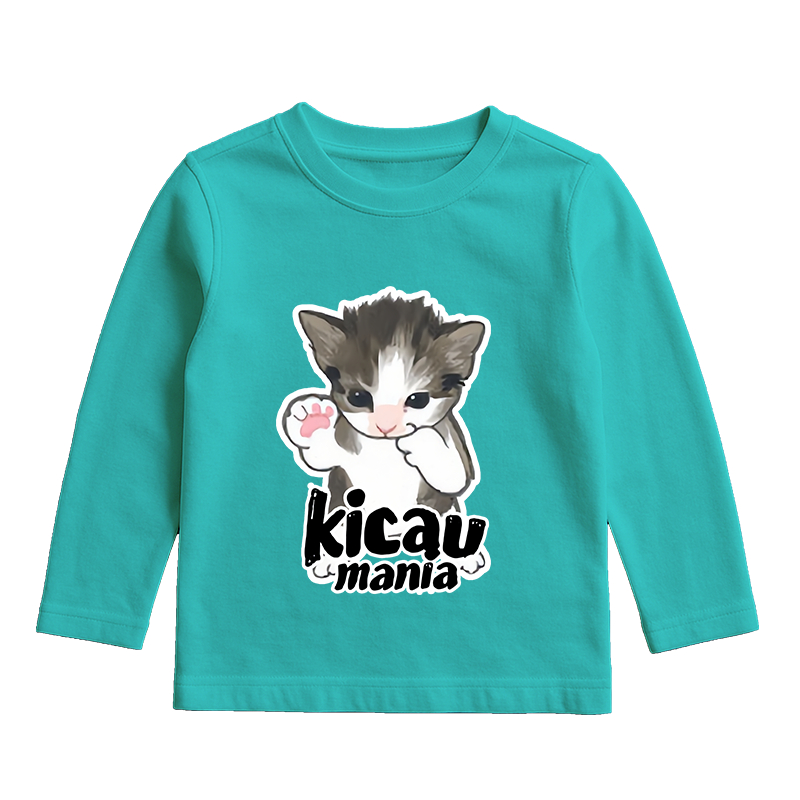 JEJE KIDS Kaos Anak Kicau Mania UNISEX Lengan Panjang
