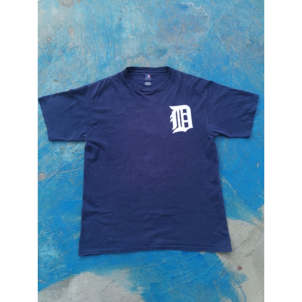 Tshirt MLB Basket Navy Oversize | Baju Basket Nomor 1 DAD